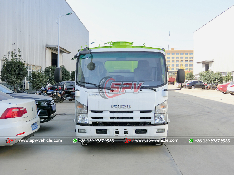 ISUZU Truck Mounted Road Sweeper - Front Side